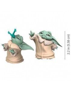 PACK THE CHILD BABY YODA FUERZA + RANA SET 2 FIGURAS 5,5CM STAR WARS THE BOUNTY COLLECTION