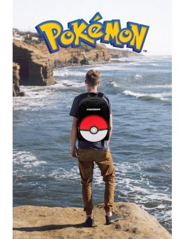 MOCHILA JUVENIL POKEBALL ADAPTABLE A...