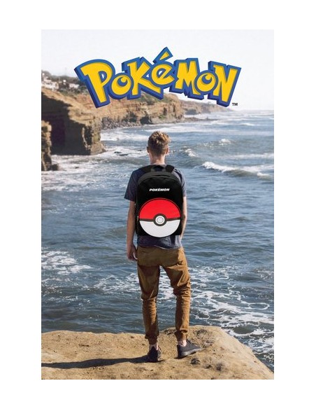 MOCHILA JUVENIL POKEBALL ADAPTABLE A TROLLEY POKEMON