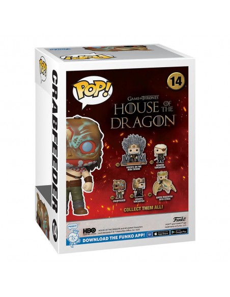 FUNKO POP! La casa del dragón Figura TV Vinyl Crabfeeder